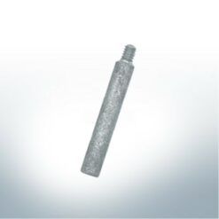Pin anode 1/4'' 20G UNC compatible with Caterpillar ref: 6L2283 | Ø10/L58 (zinc) | 9109