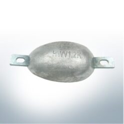 Block- and Ribbon-Anodes Oval L105/Lo140 (Zinc) | 9304