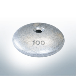 Disc anodes Ø 100mm | through hole (zinc) | 9801