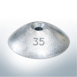 Disk-Anodes | 35x6 Ø35 mm (AlZn5In) | 9816AL