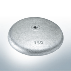 Disk-Anodes Ø 130mm | hole (AlZn5In) | 9815AL