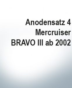 Sets of anodes | Mercruiser BRAVO III since 2003 (AlZn5In) | 9701AL 9702AL 9719AL 9721AL