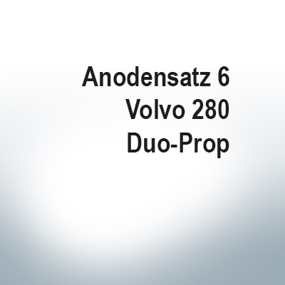 Sets of anodes | Volvo 280 Duo-Prop (AlZn5In) | 9203AL 9207AL