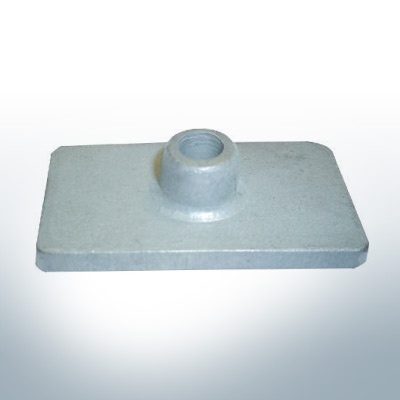 Anodes compatible to Mercury | Anode-Plate 85824 (Zinc) | 9710
