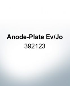 Anodes compatible to Mercury | Anode-Plate Ev/Jo 392123 (AlZn5In) | 9529AL