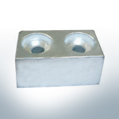 Anodes compatible to Yamaha and Yanmar | Anode-Block >115PS 4325200 (Zinc) | 9550
