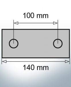 Block- and Ribbon-Anodes Block L140/100 (Zinc) | 9313