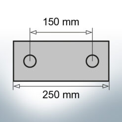 Block- and Ribbon-Anodes Block L250/150 (Zinc) | 9322