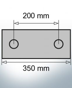 Block- and Ribbon-Anodes Block L350/200 (AlZn5In) | 9343AL