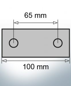 Block- and Ribbon-Anodes Block L100/65 (AlZn5In) | 9347AL