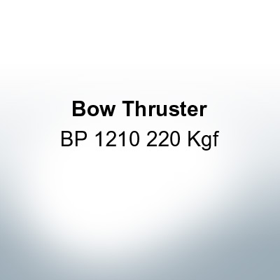 Bow Thruster BP 1210 220 Kgf (Zinc) | 9628