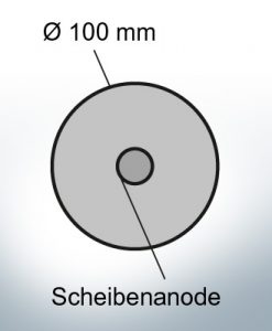 Disk-Anodes Ø 100mm | Bundle (AlZn5In) | 9800AL 9801AL