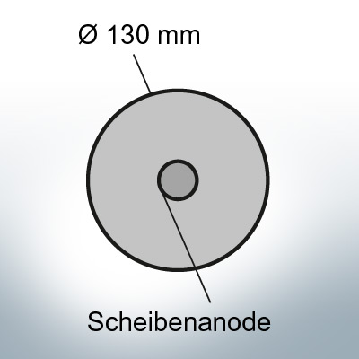Disk-Anodes Ø 130mm | Bundle (Zinc) | 9814 9815