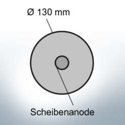 Disk-Anodes Ø 130mm | Bundle (AlZn5In) | 9814AL 9815AL