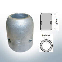 Shaft-Anodes with imperial inner diameter 1'' (Zinc) | 9016