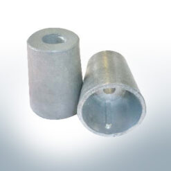 Shaftend-Anodes conical with retainer key 35 mm (Zinc) | 9439