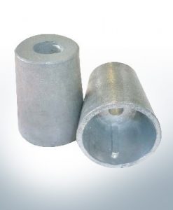 Shaftend-Anodes conical with retainer key 35 mm (Zinc) | 9439