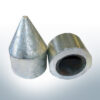 Conical Shaftend-Anode (M30) (Zinc) | 9446