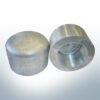 Conical Shaftend-Anode (M27) (Zinc) | 9445