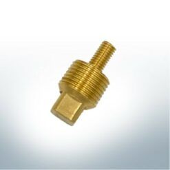 Brass socket compatible with Volvo Penta | Ref: 838928 & 800475 | M8 x 1/2" | 9903