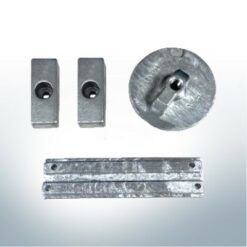 Anode set compatible with Mercury 135-200 hp | Zinc | Anode set 13