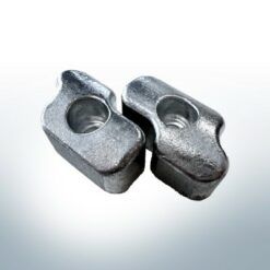 Anode compatible with Flexofold | 2-piece | 37x23x16 | Zinc | Small | Ref. #119 | 9431