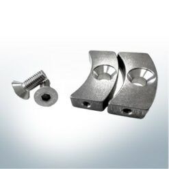 2-piece adapter plates compatible with Volvo Penta SailDrive 120 | (zinc) 9251