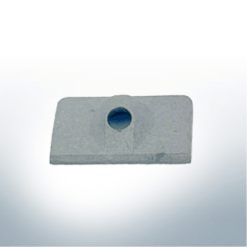 Anodes compatible with Mercury | Ref: 42121A2 suitable for 6-15hp (AlZn5In) | 9724AL