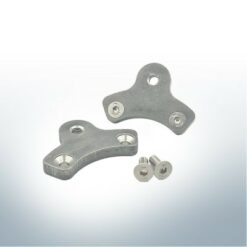 Adapter Plates Compatible with Yanmar | 2-Piece SD20-SD60 | (Stainless Steel) | 9552AP