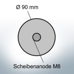 Disc Anodes, 90 mm Ø | Pair (Zinc) | 9810 9822 - Image 2